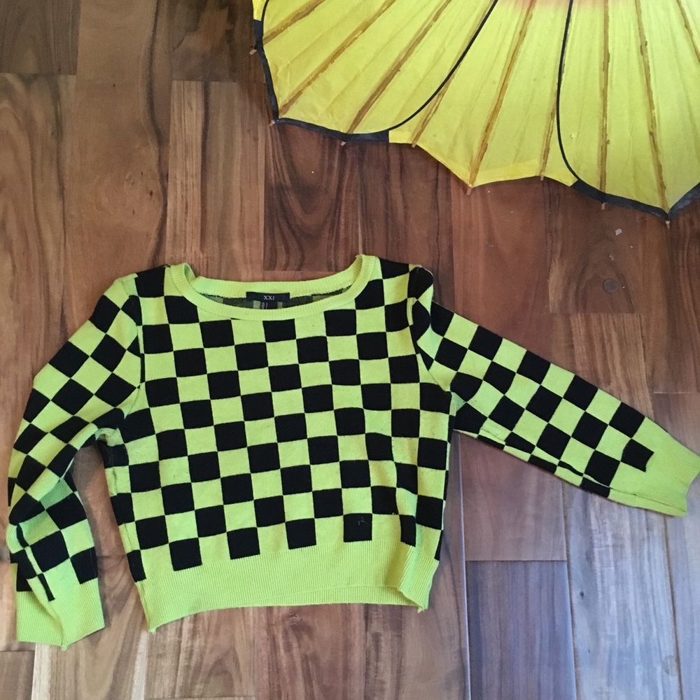 Checkerboard Sweater